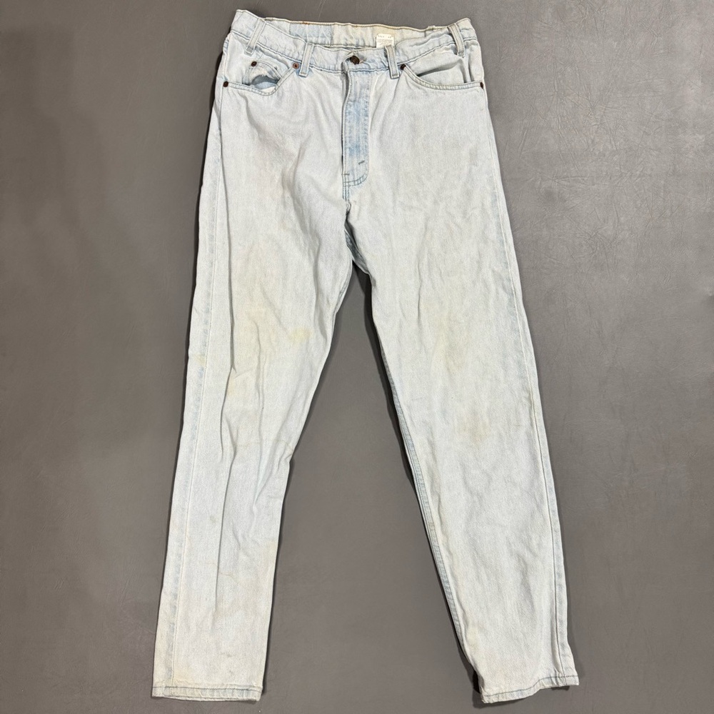 Vintage Levi’s 550 USA Relaxed Fit Tapered Jeans 33x32 Distressed